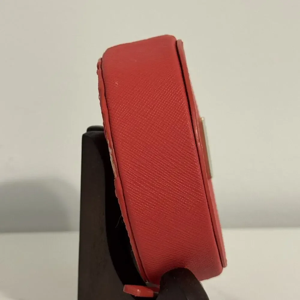 KATE SPADE Flamingo Pink Zip-Around Animal Print Coin Wallet
